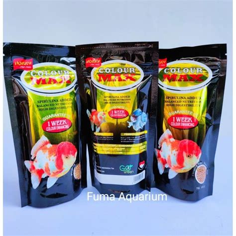 Jual Pakan Ikan Pellet Ikan Hokky Colour Max Gr Shopee Indonesia