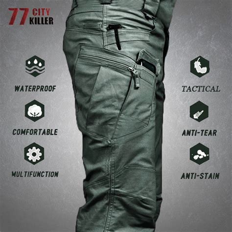 Calça Casual Homens Calças Táticas Militares Multi Bolsos De Camuflagem