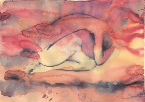 Abstract Nude Art Erotic Painting By Samira Yanushkova Artmajeur