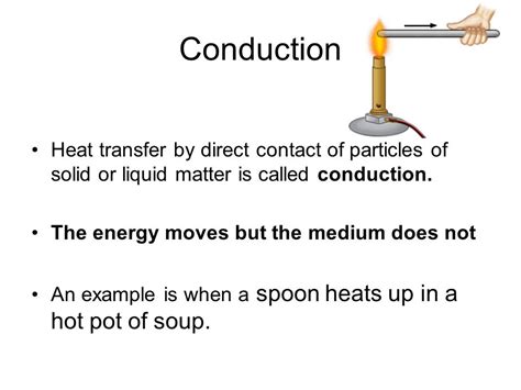 Process The Transfer Of Heat