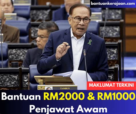 Bayaran Insentif Awal Rm Rm Untuk Penjawat Awam