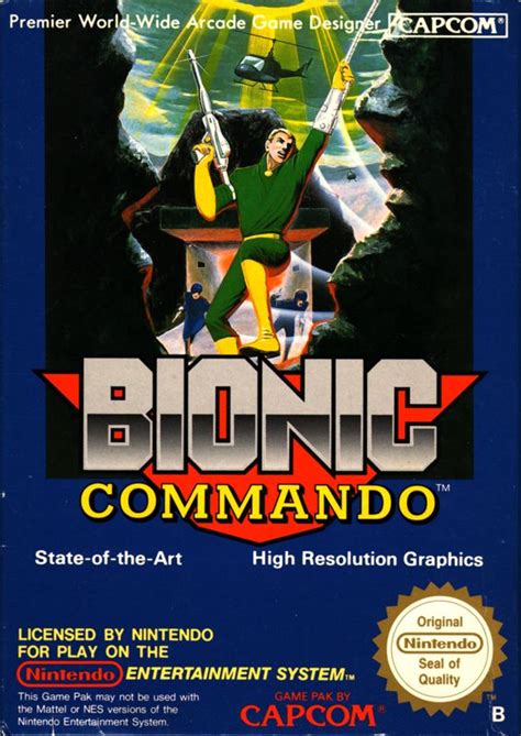 Bionic Commando Cover Or Packaging Material Mobygames