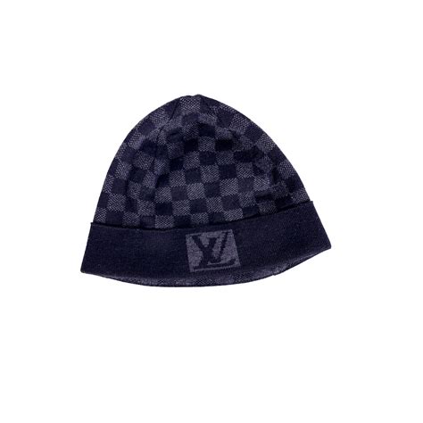 Louis Vuitton Hats Beanies Black Grey Wool Ref 102038 Joli Closet