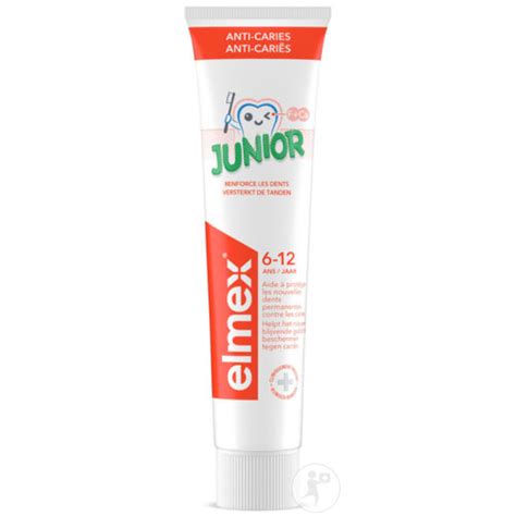 Elmex Junior Anti-Cariës Tandpasta Kinderen 6-12 Jaar Tube 75ml | Newpharma