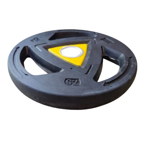 Black Kg Rubber Coated Olympic Weight Plate At Kg In Meerut