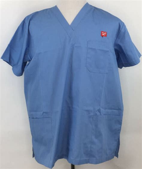 New Walgreens Scrub Top Xl Male Embroidered Logo Hpi Direct Ebay