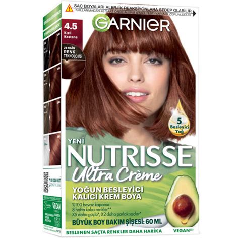 Garnier Nutrisse Ultra Creme Kal C Krem Boya No K Z L Kestane