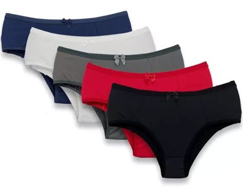 Kit 7 Calcinhas Conforto Moda Feminina Microfibra Lingerie