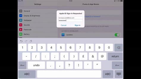 How To Sign Into An Itunes Account On An Ipad Or Iphone Youtube