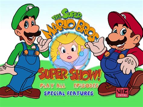 Super Mario Bros Super Show Viz Media Dvd Menu By