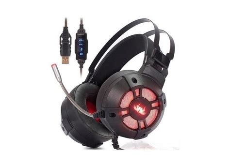 Headset Gamer 7 1 Knup Kp 446 Usb Bass Vibration Nf O Melhor