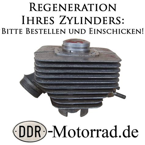 Zylinder Schleifen Neuer Kolben Simson Sperber Regeneration