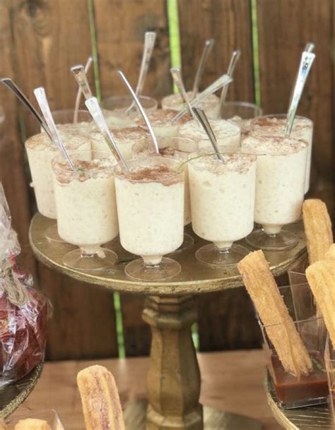 Arroz Con Leche Rice Pudding Mexican Pastries Table Mexican Dessert