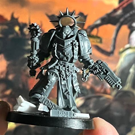 Moody Wip Of My Kitbashed Chaplain Rwarhammer40k