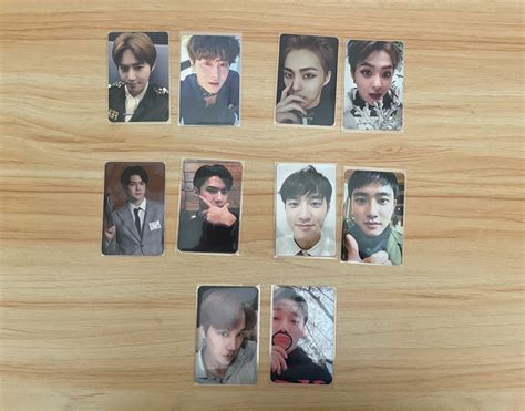 OFFICIAL EXO Photocards Suho Xiumin Sehun Kyungsoo Kai Chen Baekhyun