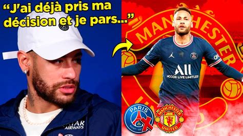 NEYMAR QUITTE LE PSG UNE SURPRISE CHOQUANTE ET LA STAR BRÉSILIENNE A