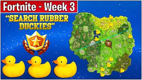 Fortnite Battle Royale All Rubber Duckies Locations Guide Season 4