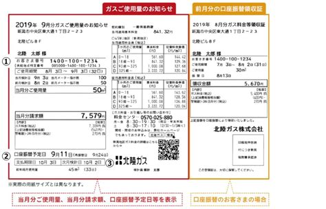 ガス料金等のご案内とお願い 北陸ガス