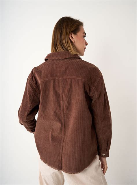 Ripley Chaqueta Index Cotele Sobrecamisa