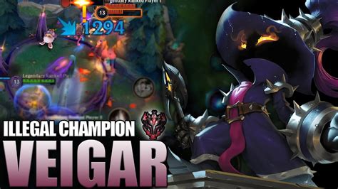 Veigar Wild Rift Gameplay TOXIC CHAMPION Grand Master Veigar