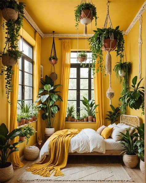 20 Yellow Boho Themed Bedroom Ideas Toolzview In 2024 Yellow