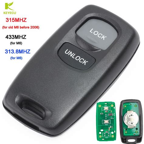 KEYECU Replacement New 2 Button Remote Key Smart Car Key Fob 315MHZ For