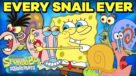 Every SNAIL Ever In Bikini Bottom SpongeBob YouTube