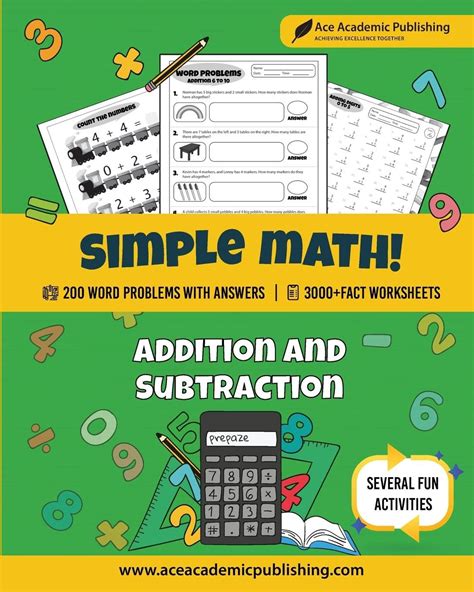 Simple Math Addition And Subtraction Workbook By Ace Academic Publishing Goodreads