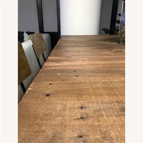 West Elm Reclaimed Wood Dining Set Aptdeco