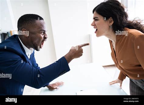 yelling people