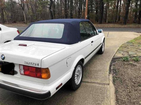 1990 BMW 325i Convertible White RWD Automatic IC AUTOMATIC for sale ...