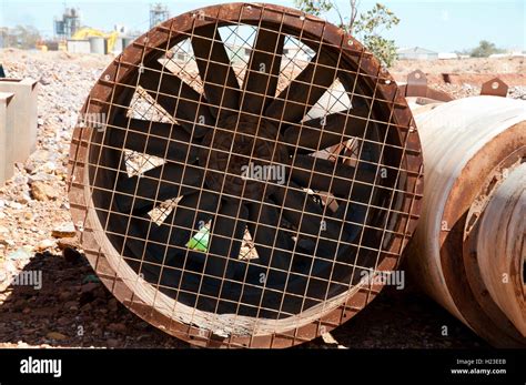 Ventilación en minería subterránea Fotografía de stock Alamy