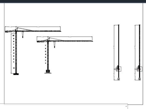 Grúa Torre En Autocad Descargar Cad Gratis 15343 Kb Bibliocad