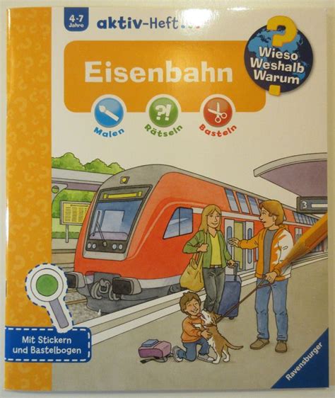 AUSVERKAUF Kinder TOP Aktiv Heft Ravensburger EISENBAHN Kaufen Auf