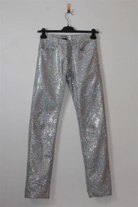 Dior Dior X Hedi Slimane Glitter Jeans Grailed