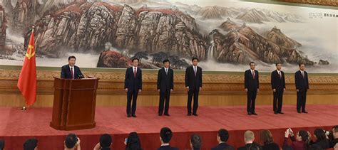 China Unveils New Leadership Line Up