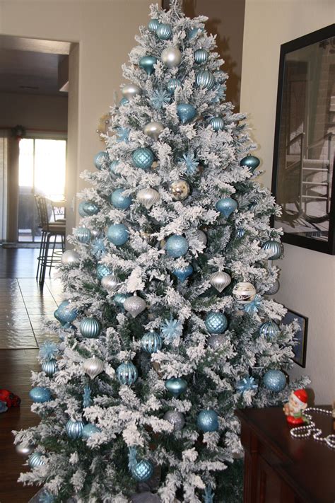 Blue Decorative Christmas Tree Decoomo