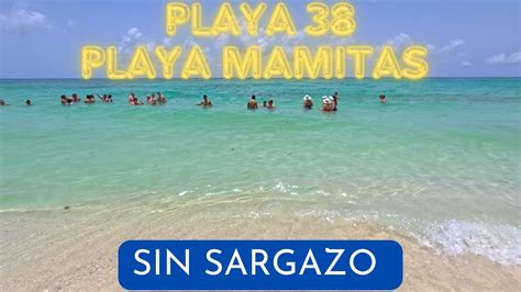 Playa Del Carmen Playa Mamitas Y De La 38 Vuelo Dron 11 De Julio Sin