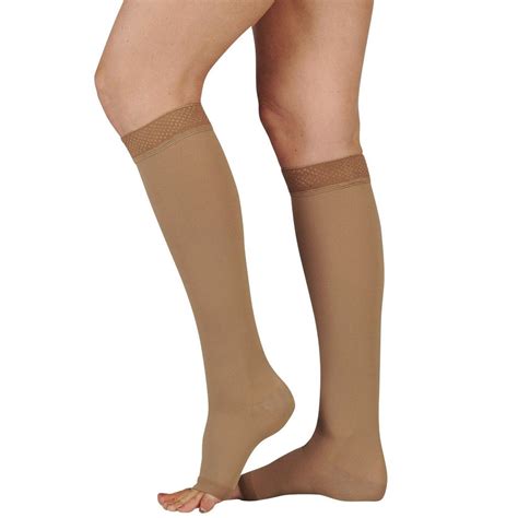 Juzo Soft 2000 Knee High 15 20mmhg Open Toe With Silicone Band — Brightlife Direct