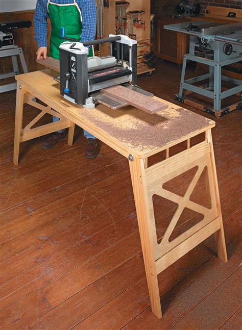 Folding Worktable Woodworking Project Woodsmith Plans