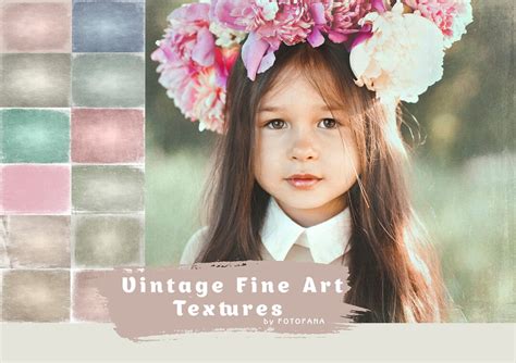 12 Vintage Fine Art Portrait Texture Photography Digital Background