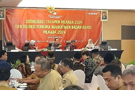 Kpu Kota Kediri Sosialisasi Tahapan Pilkada Antara News