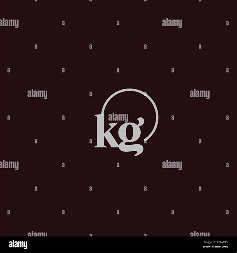 KG Initials Logo Monogram Design Ideas Stock Vector Image Art Alamy