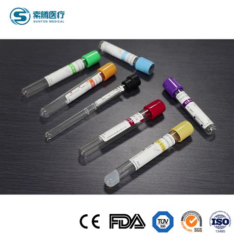 Sunton Sample Available Medical Vacuum Blood Collection Tube China