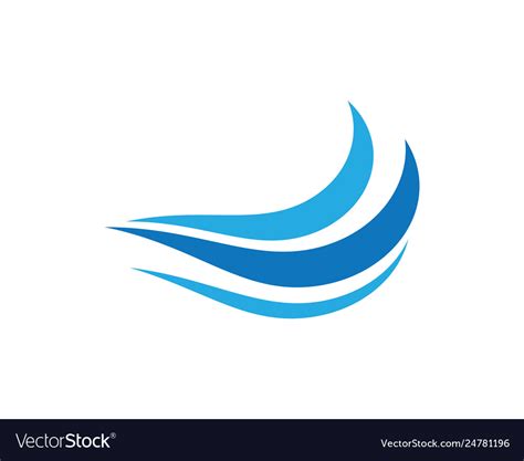 Wave symbol Royalty Free Vector Image - VectorStock