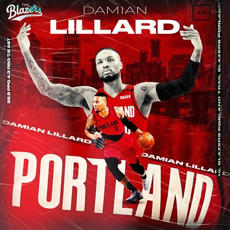 Portland Damian Lillard - Tribute on Behance