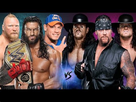 WWE 2K23 Can 3 Different Versions Of Undertaker Beat Roman Reigns