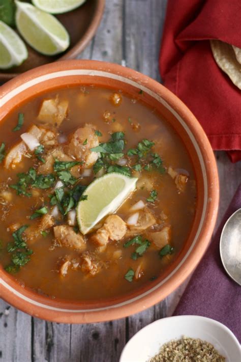 Menudo Red Chile Tripe Soup Soupswappers All Roads Lead To The