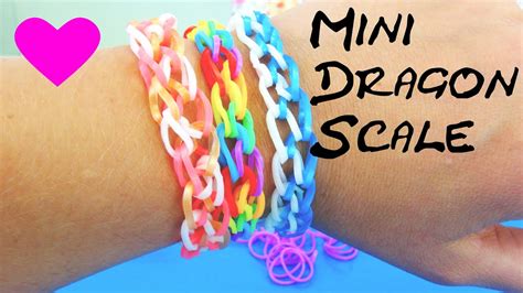 Rainbow Loom Dragonscale Deutsche Anleitung Mini Armband Loom Bandz