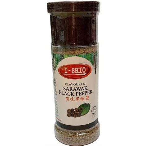 AJI SHIO SARAWAK SERBUK LADA PUTIH HITAM WHITE BLACK PEPPER POWDER